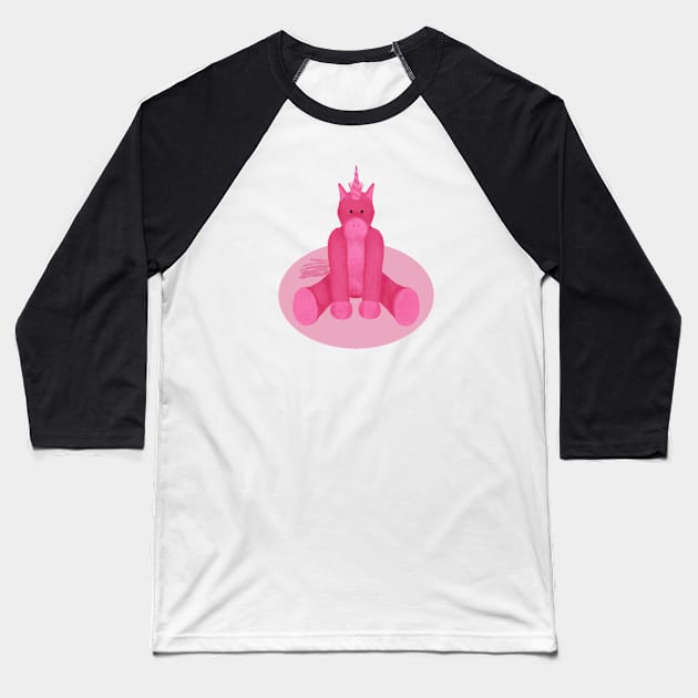 Toy unicorn Baseball T-Shirt by FFpopDesigns